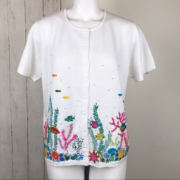 Marisa Christina Sweaters - Marisa Christina Sweater L Under the Sea